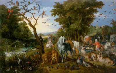 Der Einzug der Tiere in die Arche Noah von Jan the Elder Brueghel